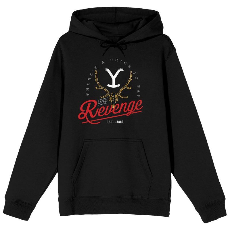 Yellowstone There’s A Price to Pay for Revenge Men’s Black Sweatshirt | Target