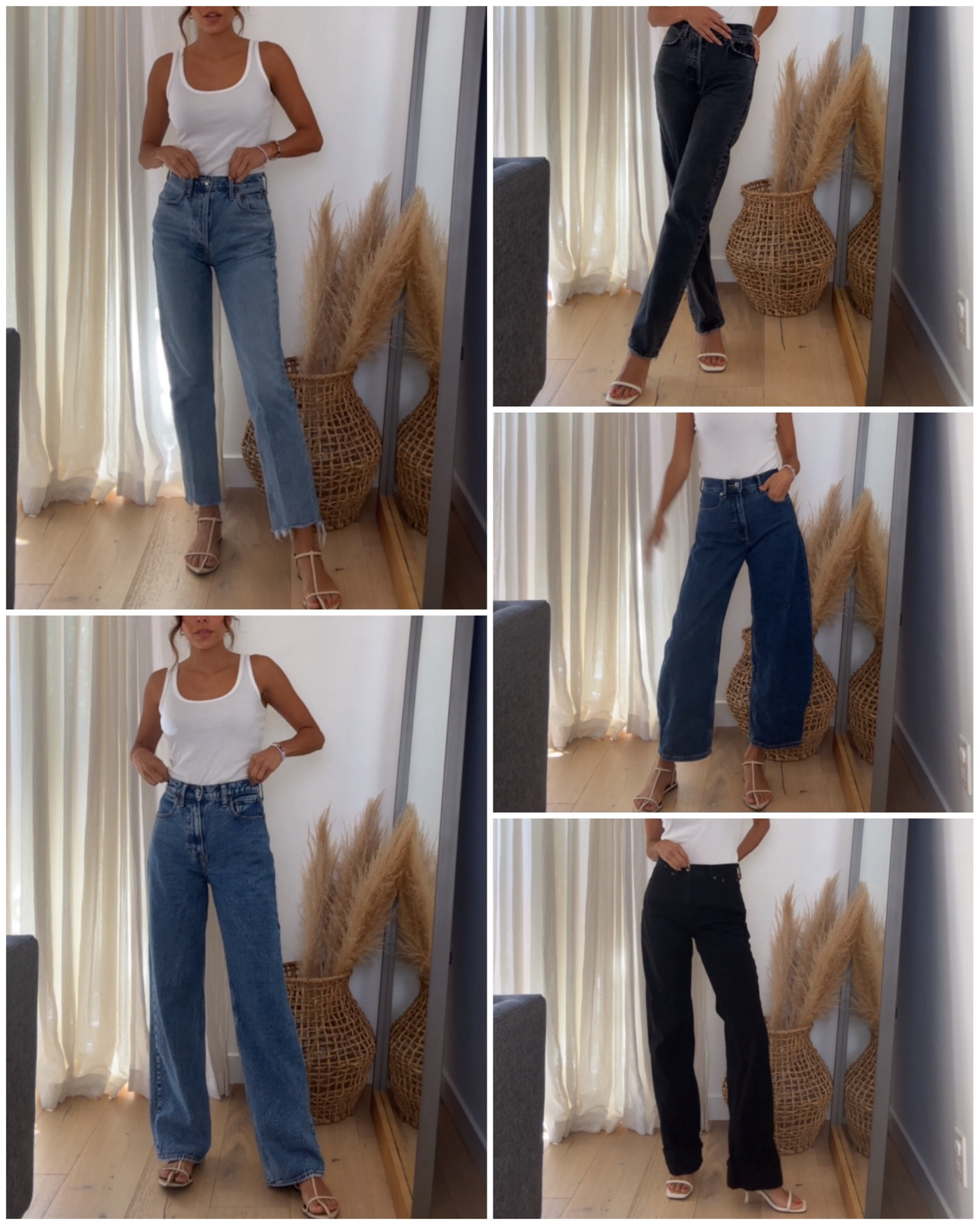 5 pairs of jeans I wear on rotation 🤍 the abercrombie pair is color: medium marble 

#LTKStyleTip #LTKFindsUnder100