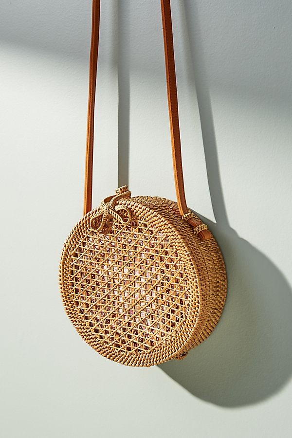 Rattan Circle Bag | Anthropologie (US)
