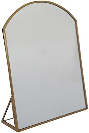 Creative Co-Op Metal Framed Standing Mirror, Brass Finish | Amazon (US)