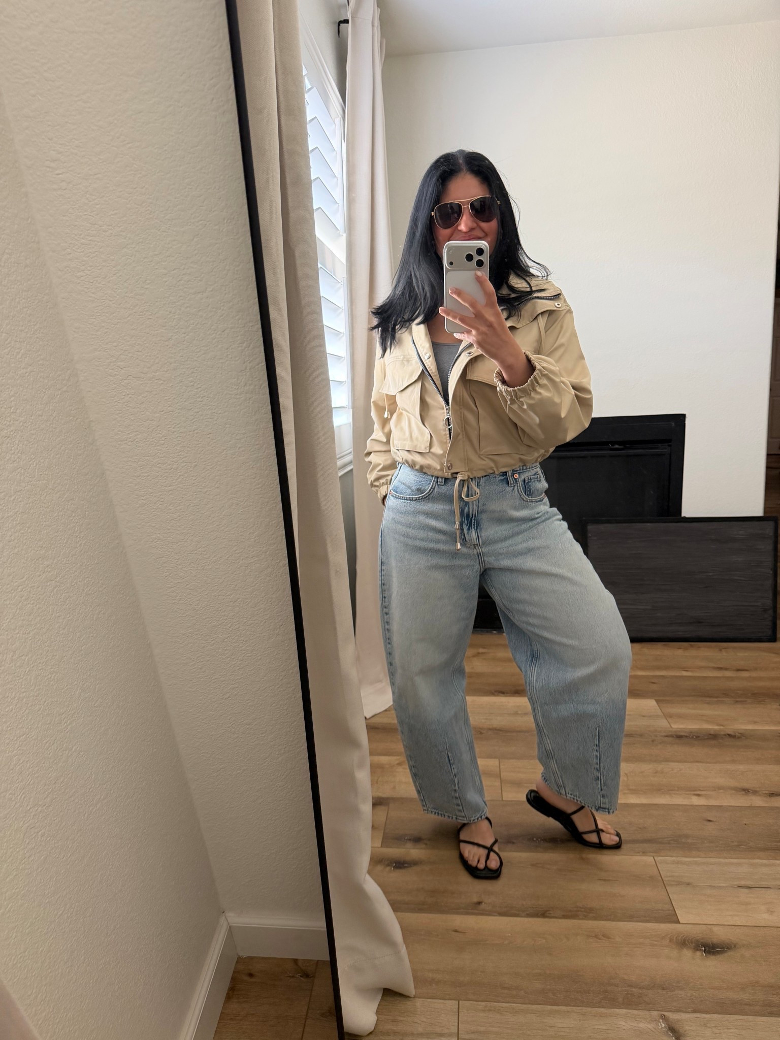 large in the jacket. It’s light weight and cute for spring and summer 

Jeans are old but linked some similar options

#LTKMothersDay #LTKmomlife #LTKootd