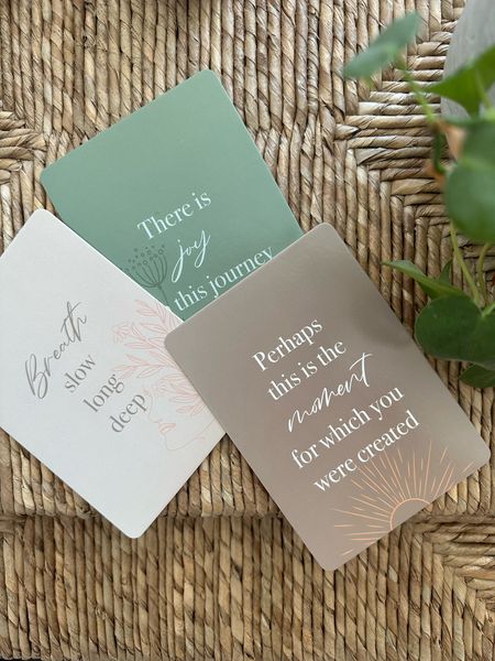 Loving these birth inspirational cards!

Hospital bag essentials, new mom gift, baby shower gift

#LTKBaby
