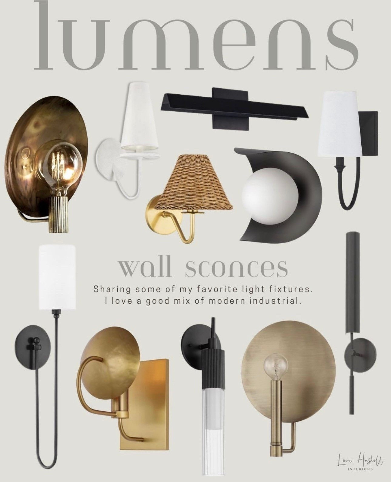 Modern industrial wall sconces. Lighting.

#LTKOver40 #LTKHome