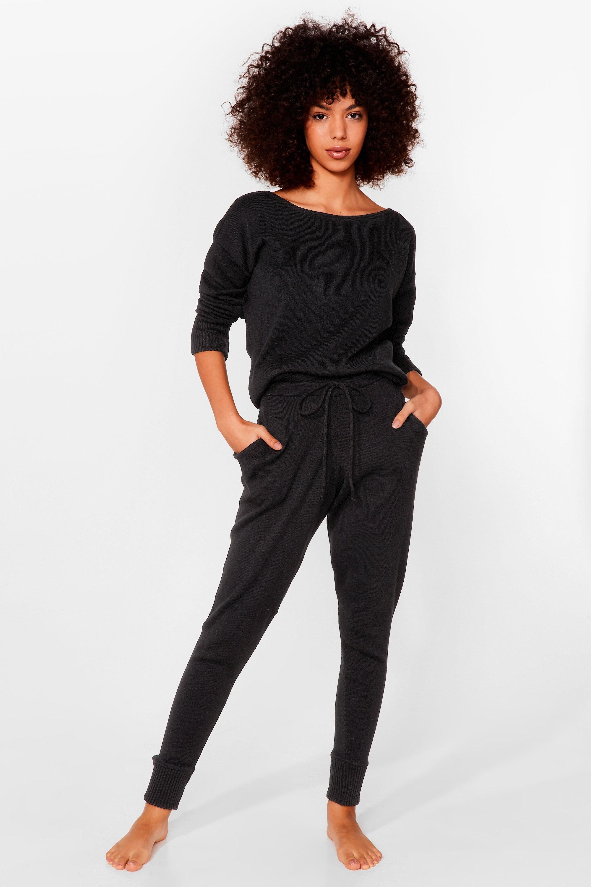 Weekend Loading Knit Sweater and Joggers | NastyGal (US & CA)