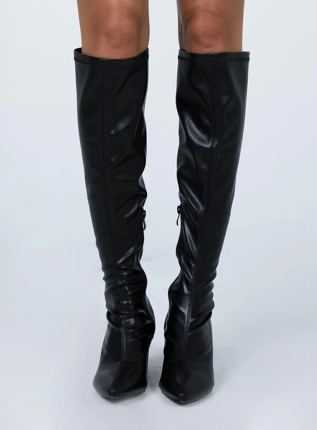 Olsen Boots Black | Princess Polly US