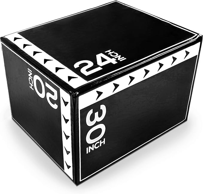 BalanceFrom 3-in-1 Foam Plyometric Jump Box for Home Gym with Multiple Height Options – Versati... | Amazon (US)