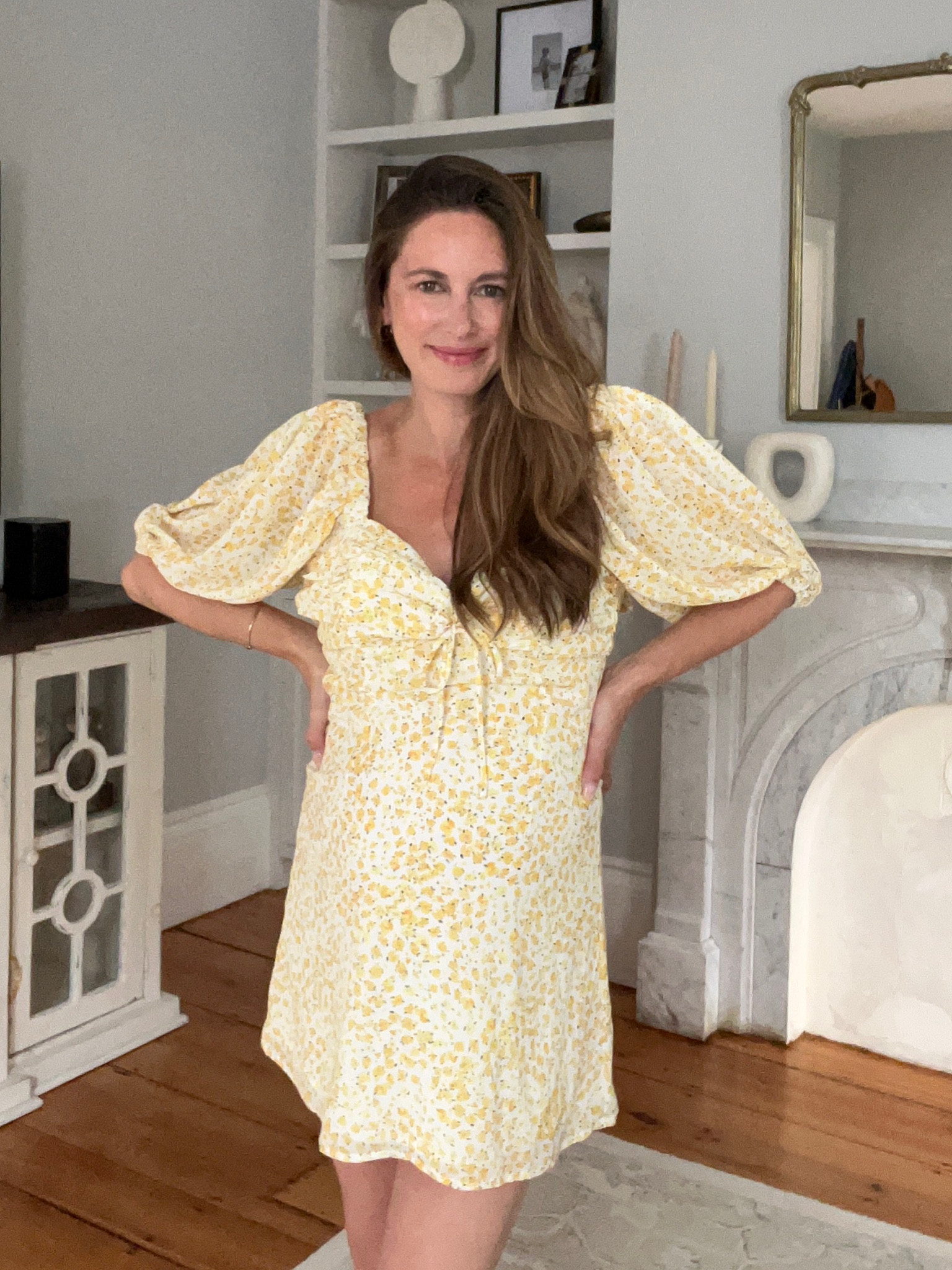 End of summer dress, easy outfit, fall florals, bump friendly, maternity looks, style the jump, runs true to size but sized up a size to fit the bump

#LTKbump #LTKfindsunder100 #LTKSeasonal