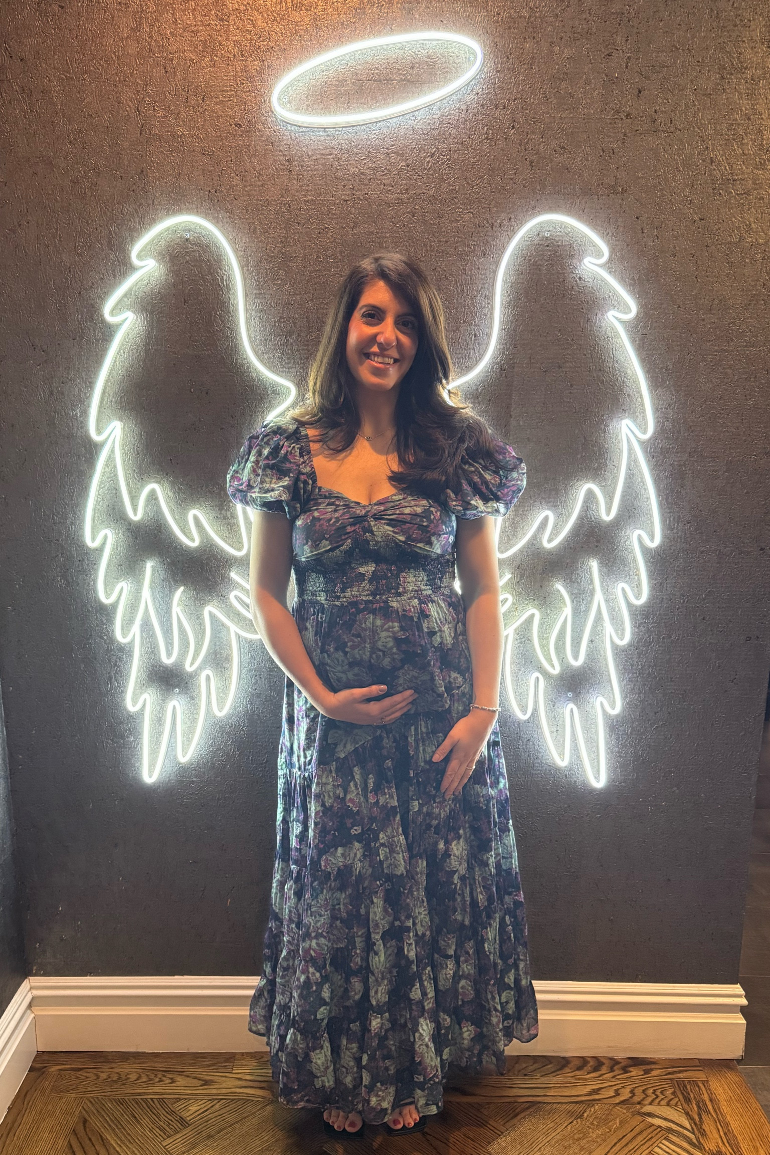 I love this Free People dress so much for spring/summer events! It’s bump friendly and flowy. Comes in a bunch of colors! I wore black strappy sandals with it (hard to tell from pic). Great dress for family or maternity pictures. #babyshowerdress #weddingguestdress #familypics #maternity #bumpfriendlydress #summerdress #springdress

#LTKbump #LTKstyletip #LTKfamily