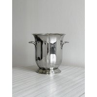 Elegant Champagne Bucket in Shiny Stainless Steel, Letang Remy Style, Metal Decoration, Serving Accessory, Decoration For Refined Evenings | Etsy (US)