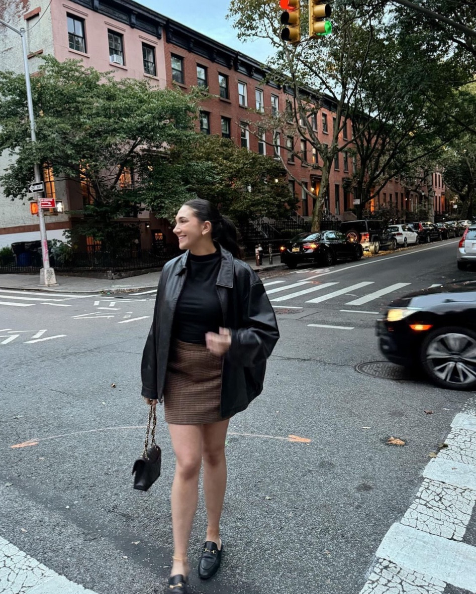 my look for an evening in nyc 🖤