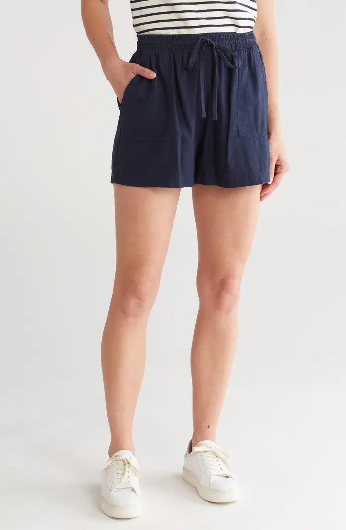 Splendid Marseille Linen Blend Drawstring Shorts | Nordstromrack | Nordstrom Rack