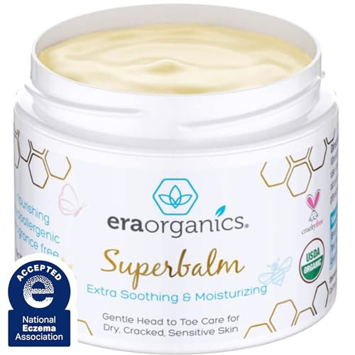 Era Organics Healing Ointment for Babies - USDA Certified Organic Natural Moisturizer Gentle on Sensitive Skin Prone To Baby Eczema, Cradle Cap (Infant Seborrheic Dermatitis), Rashes, Hives and More | Amazon (US)