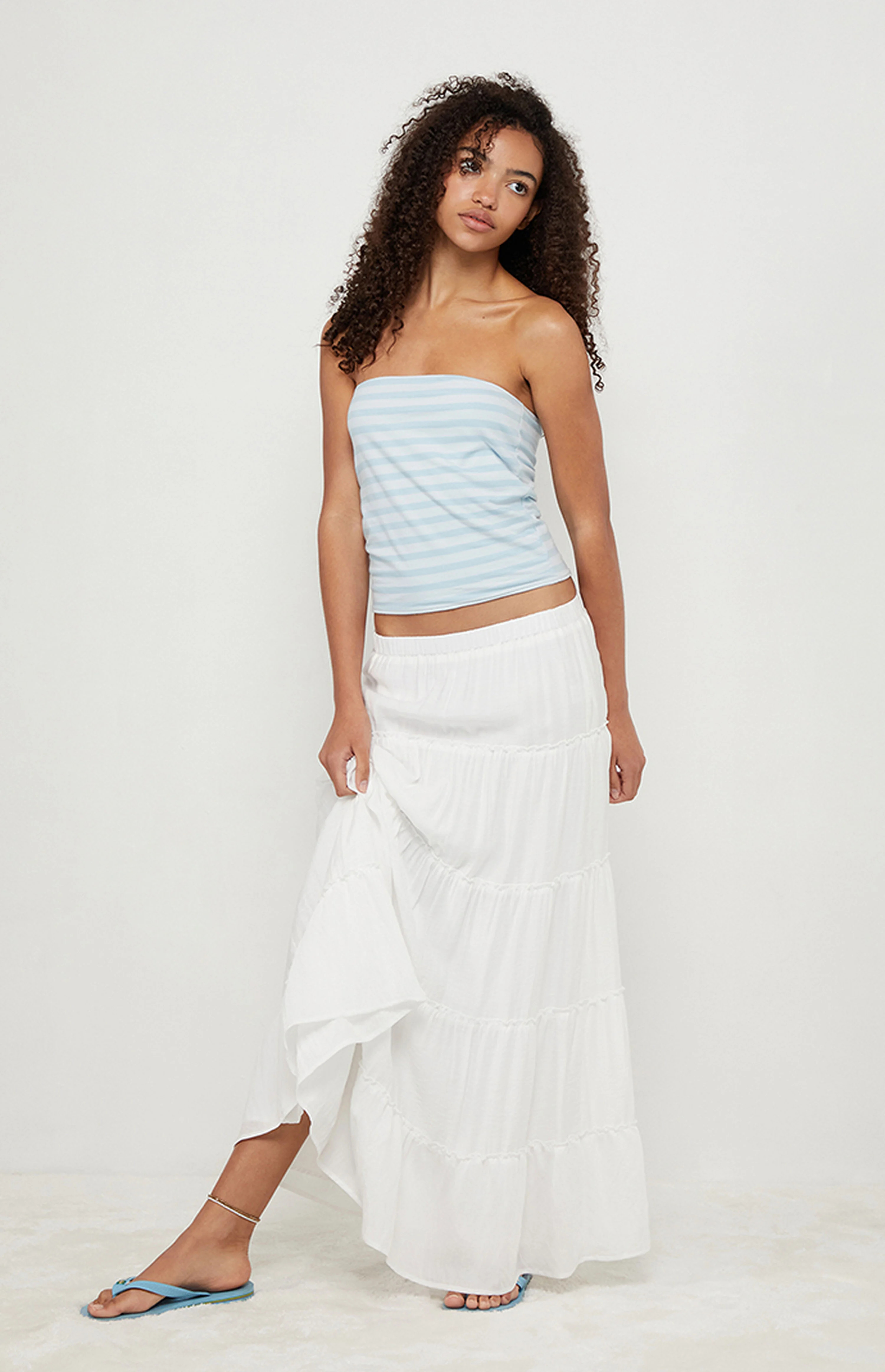 Your Favorite Tiered Maxi Skirt | PacSun