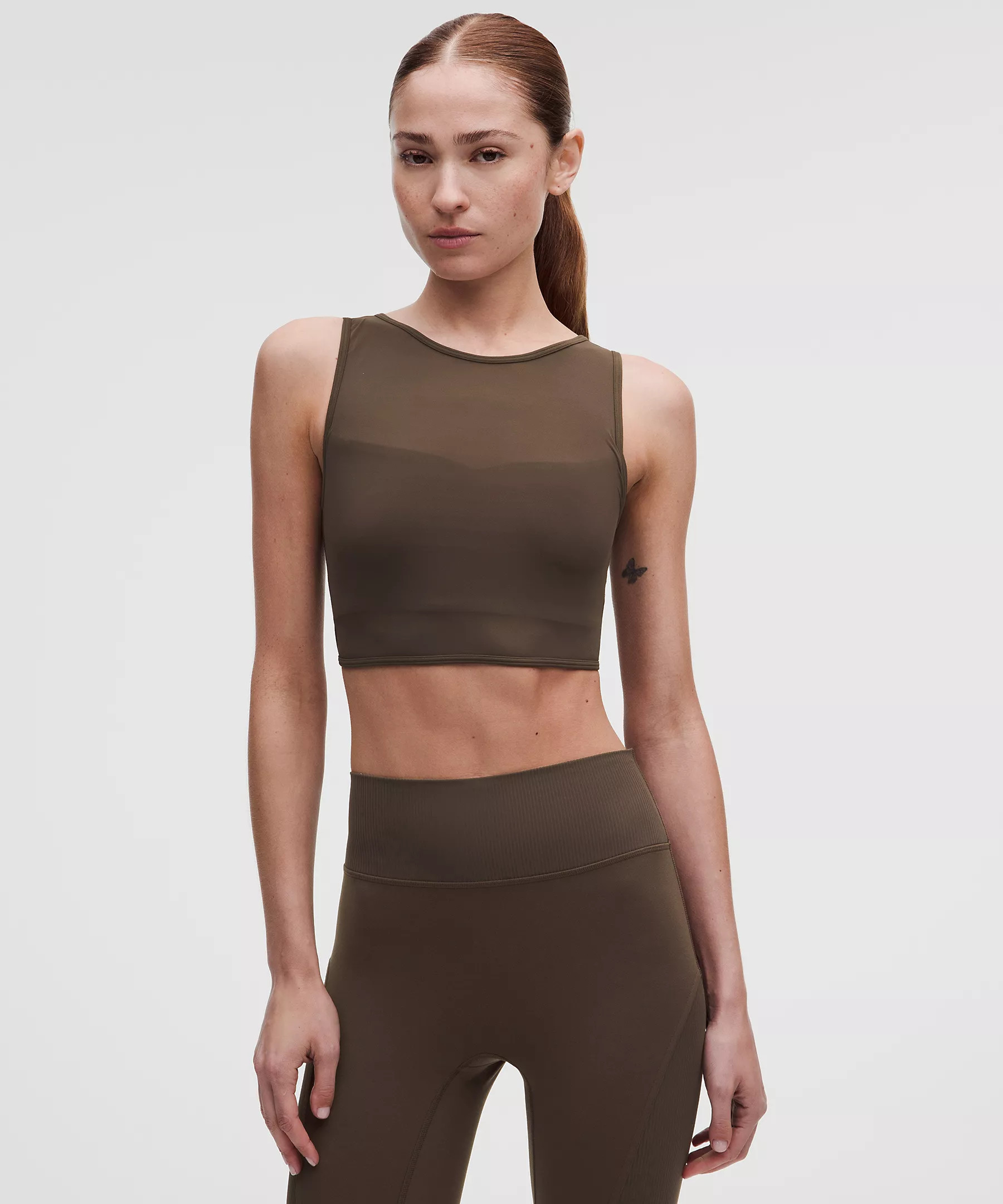 Bend This Mesh Bandeau and V-Neck Bra | Lululemon (US)