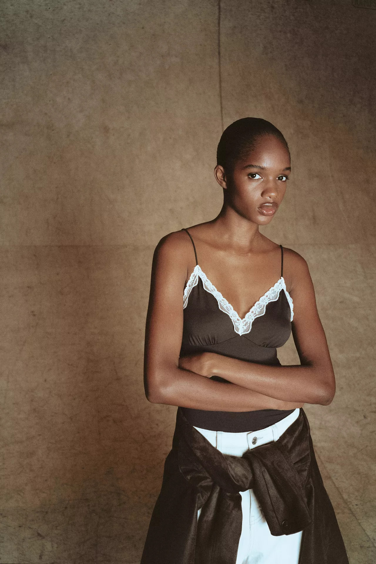 Strappy balconette lace bodysuit | PULL and BEAR UK