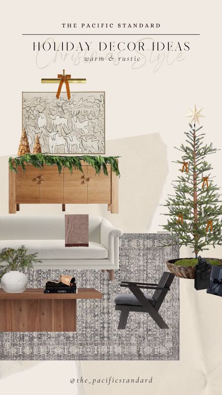 Warm and rustic holiday Christmas decorations inspiration! Shop these affordable decor finds and more  

#LTKhome #LTKHoliday #LTKSeasonal