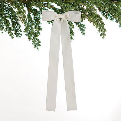 Ornament Set, 12 Piece, Ivory, 5.5L x 13H , Polyester | Kirkland's Home | Kirklands