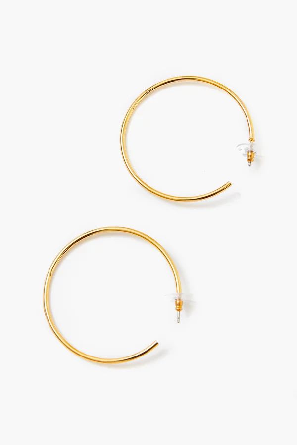 Gold Large Hoop Earrings | Tuckernuck (US)
