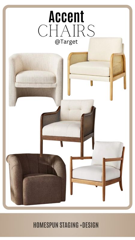 Accent chairs  

#LTKxTarget #LTKhome