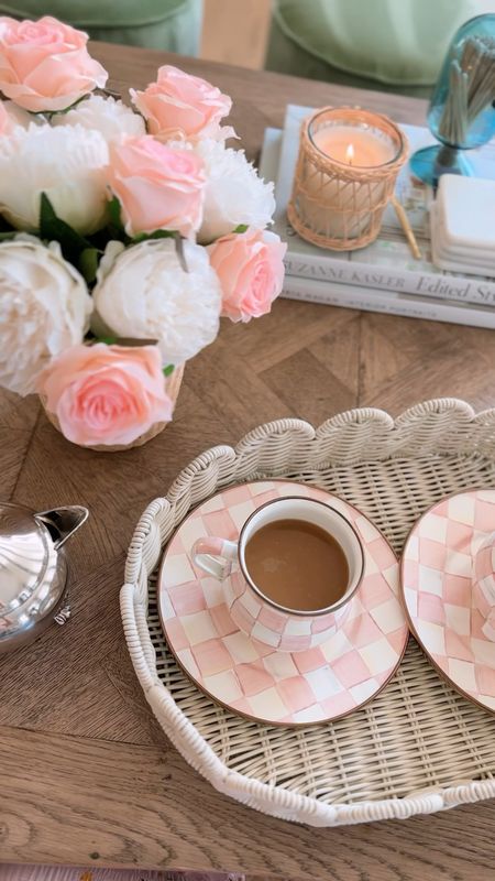 Gorgeous spring set up for coffee. Loving the rosy collection by Mackenzie Childs! 

#LTKhome #LTKparties #LTKstyletip