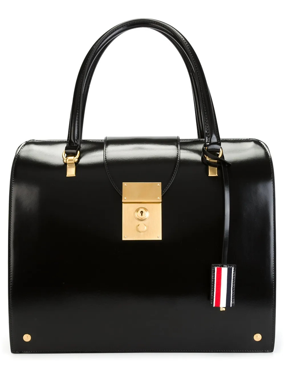 Thom Browne Mrs. Thom leather bag - Black | Farfetch Global