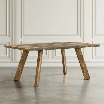 Juliana Reclaimed Solid Wood 72" Rustic Dining Table | Wayfair North America