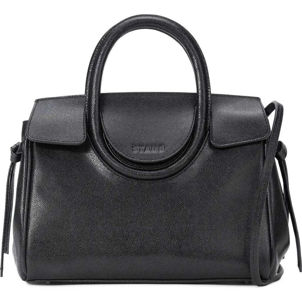 STAUD Mini Maude Leather Carryall Bag in Black at Nordstrom | Nordstrom