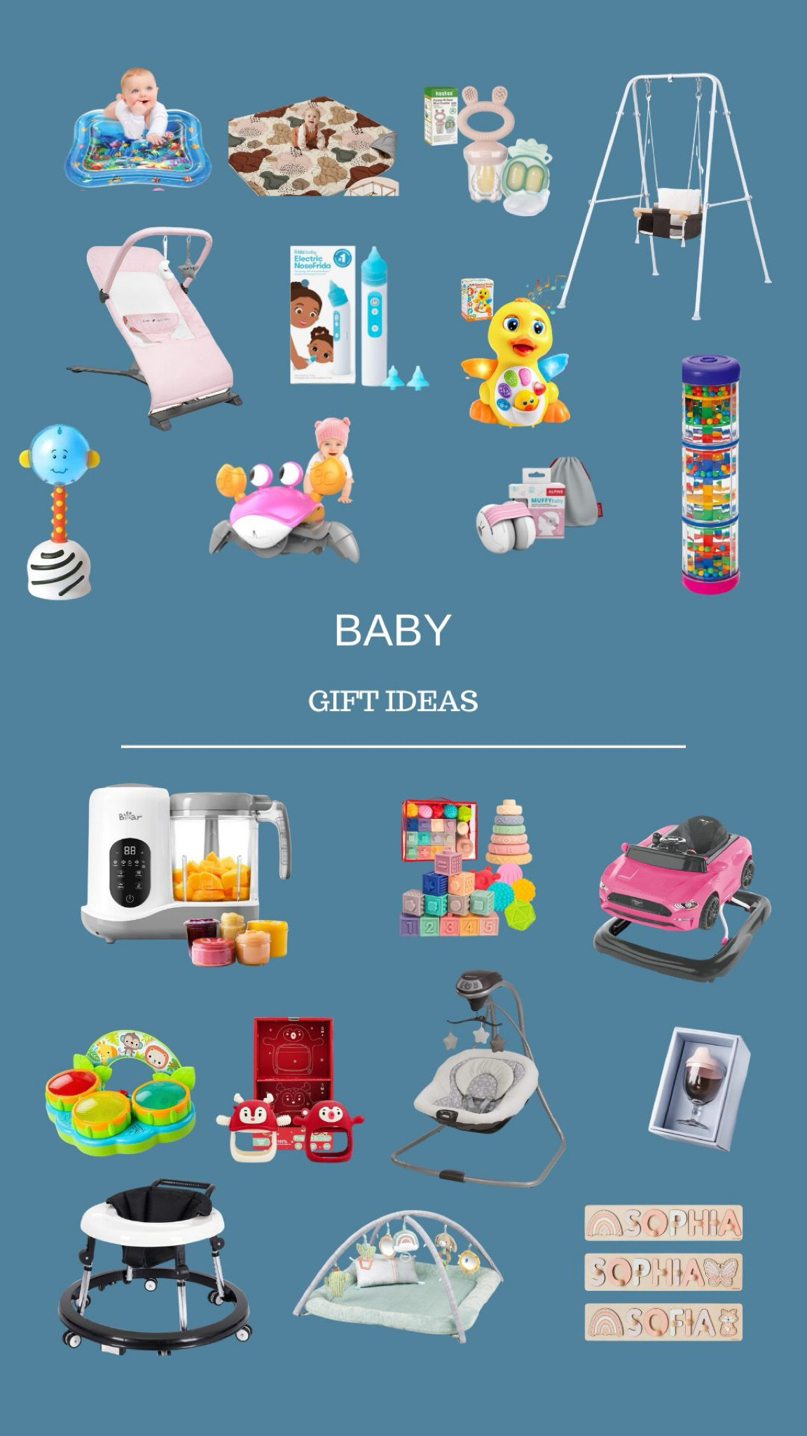 Here are some of our baby favs in this household & other great baby gift ideas for you! 🎁👶🏼 #ltkholiday #ltkbabygiftguide #ltkbabygifts #ltkmama #ltkmom #ltkkids #ltksanta

#LTKBump #LTKBaby #LTKGiftGuide