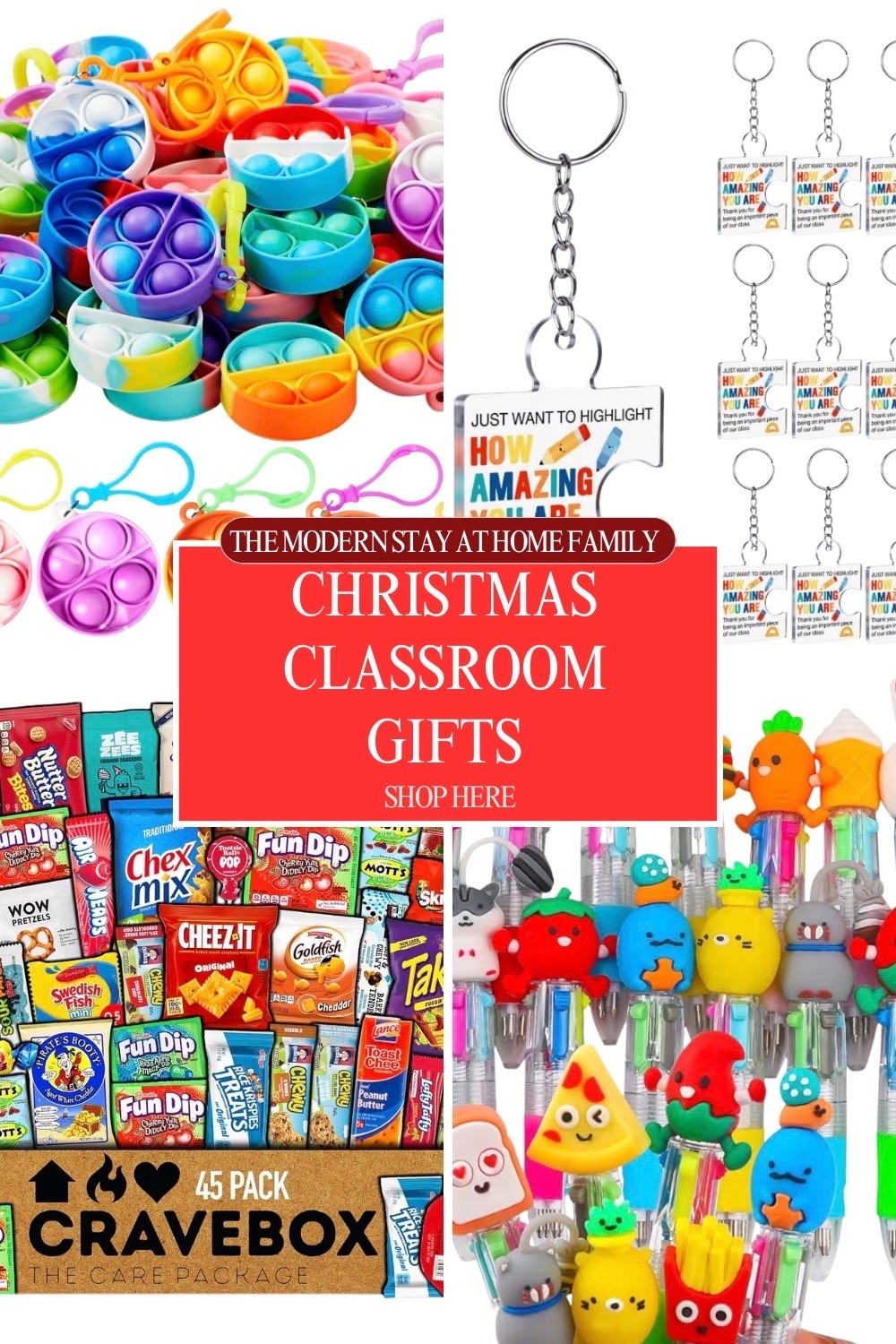 🎄 Looking for Christmas classroom gifts your students will actually enjoy? I rounded up fun, affordable, and kid-friendly Christmas gifts from the teacher that are perfect for celebrating the holiday season without spending a fortune! 🎁

Whether you’re shopping for a whole classroom, looking for student Christmas gifts, or need inexpensive Christmas gifts for students, these ideas make it easy to find something thoughtful for every child. From small Christmas gifts and classroom treats to fun toys, activities, and practical little surprises, these are great options for elementary school students, preschool students, and classroom holiday parties.

Save this list for your holiday classroom shopping and make gifting your students simple this year! 🎅🏻✨

Christmas classroom gifts, teacher Christmas gifts for students, Christmas gifts for students, student Christmas gifts, classroom Christmas gifts, inexpensive Christmas gifts for students, affordable classroom gifts, teacher student gifts, Christmas gifts for elementary students, preschool Christmas gifts, classroom holiday gifts, Christmas classroom ideas, student holiday gifts, small gifts for students, classroom gift ideas, Christmas gift ideas for teachers, holiday classroom ideas, Christmas party favors for kids, classroom Christmas party, end of year student gifts, Christmas gifts for kids, affordable student gifts, teacher gift ideas, classroom gift ideas, holiday gifts for children, Amazon Christmas finds, Amazon classroom gifts, Christmas shopping for teachers

#LTKSeasonal #LTKKids