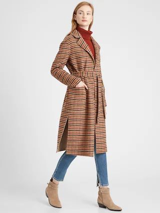 Reversible Double-Faced Wrap Coat | Banana Republic (US)