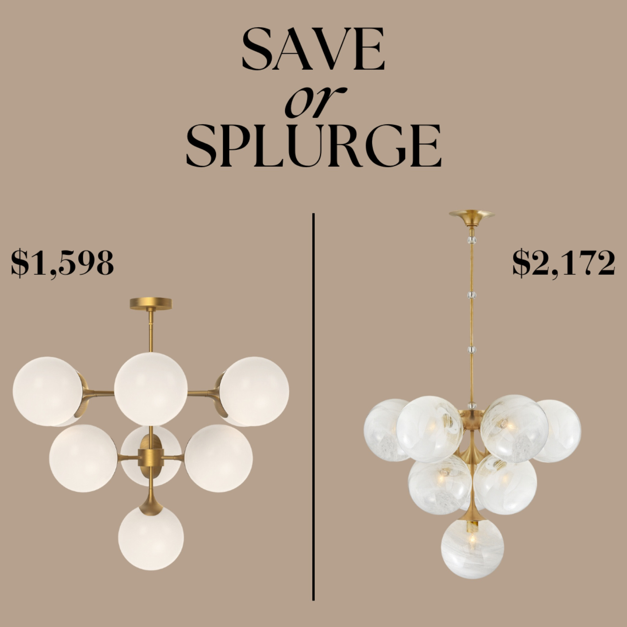 Save or Splurge

Save or splurge, Lighting, chandelier, gold chandelier, home, home lighting, home chandelier

#LTKhome