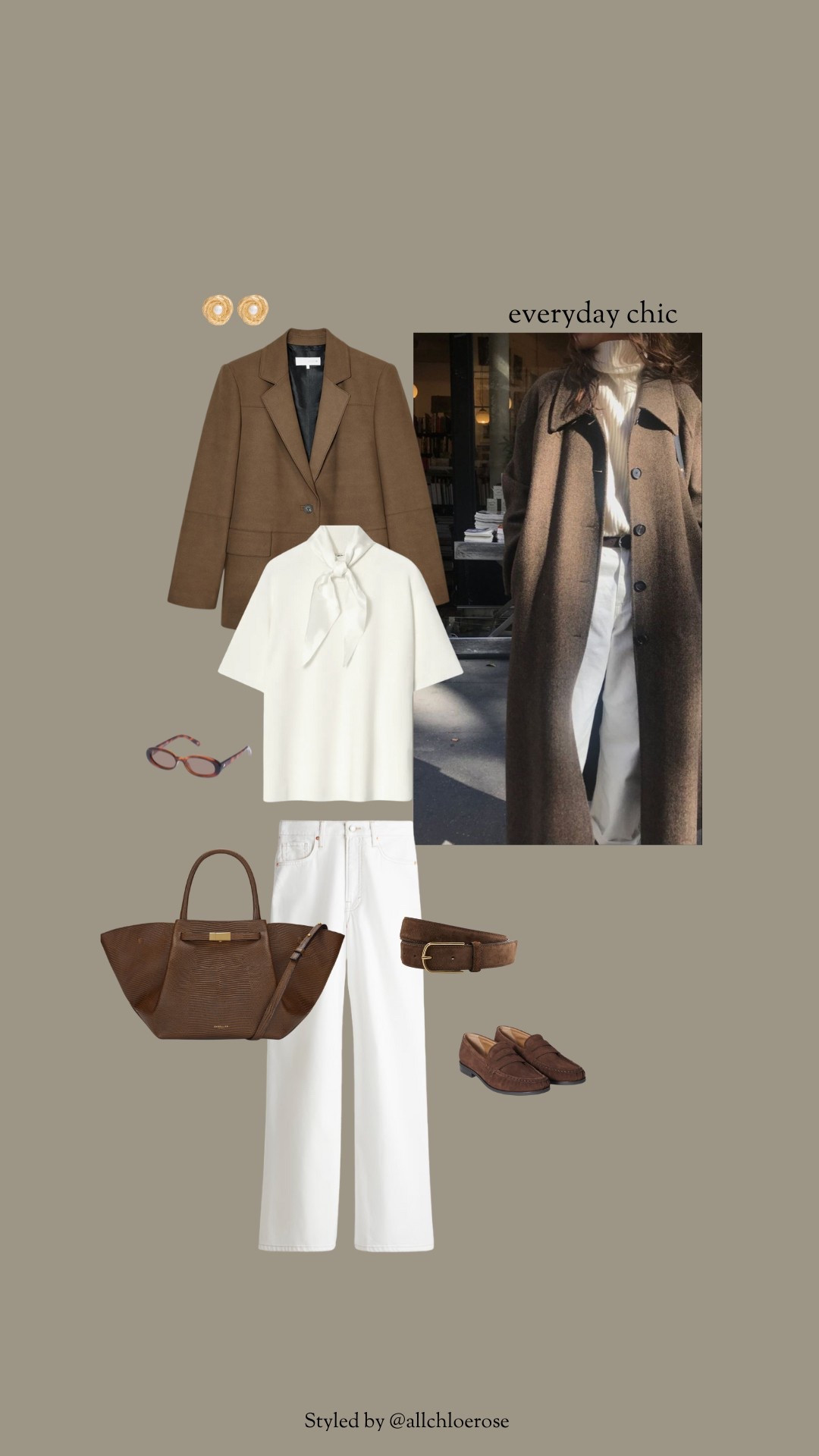 Chocolate brown and white spring outfit, suede blazer, suede jacket, white jeans 

#LTKspring #LTKuk #LTKstyletip