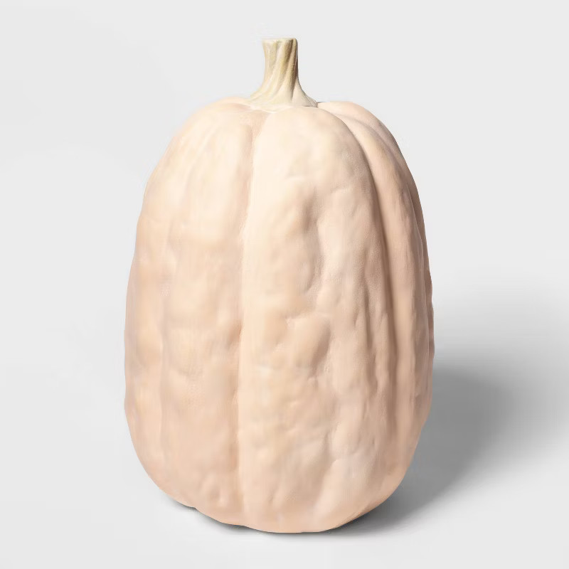 Falloween Large Sheltered Porch Pumpkin Orange Halloween Decorative Sculpture - Hyde & EEK! Bouti... | Target