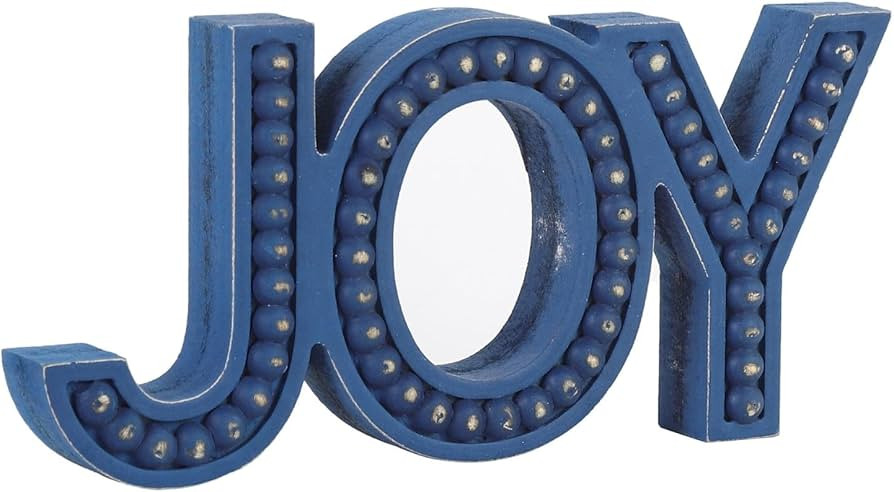 Joy Signs Christmas, Freestanding Wooden Christmas Signs For Home Decor, Rustic Joy Letter Christ... | Amazon (US)