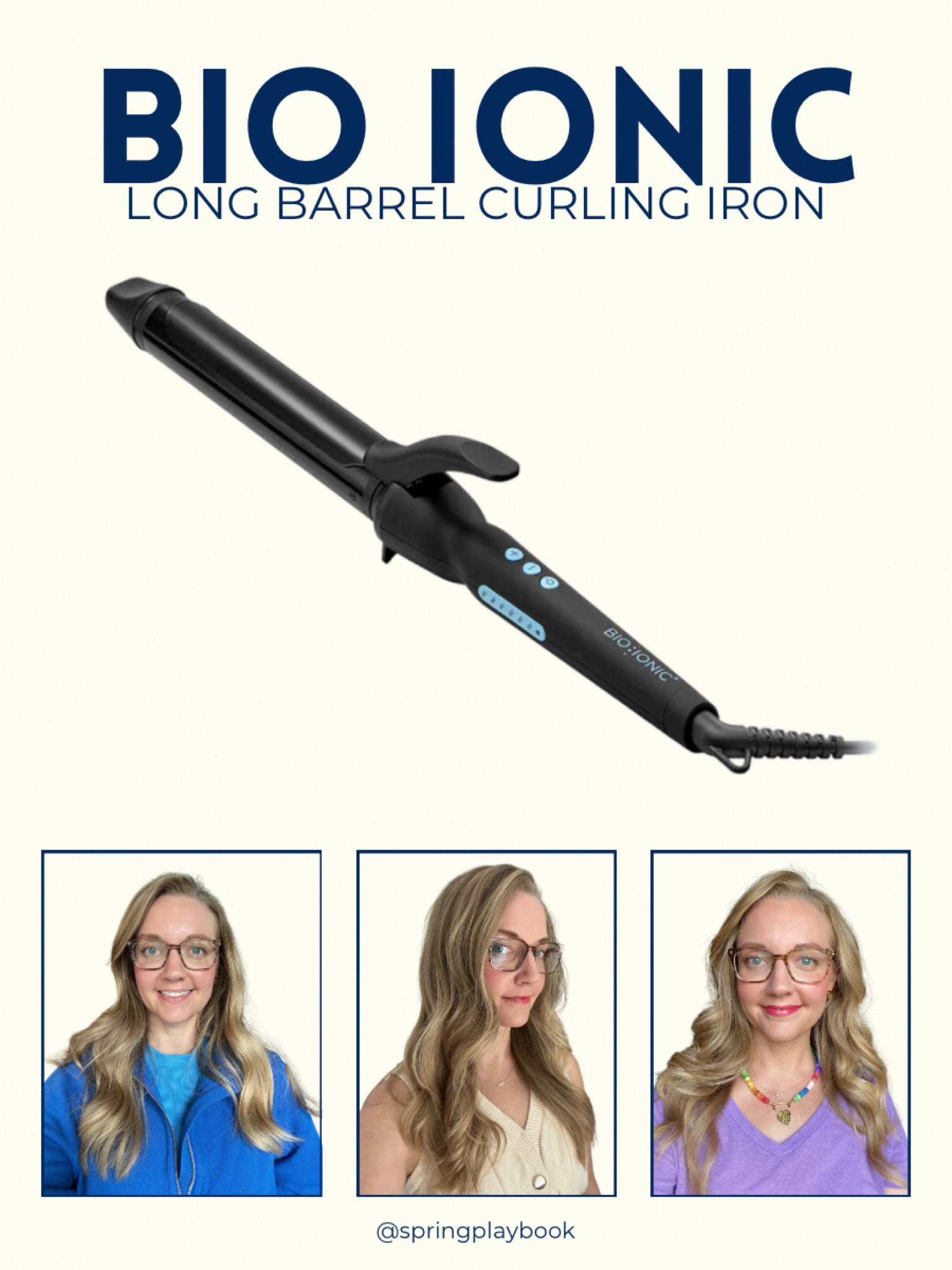 My curling iron is 30% off with code 30off.

This BioIonic sets the bar high with its long barrel, perfect for long hair!  I use the 1.5” to get looser curls (as seen pictured)

#hairstyle #springhair #hairtools #hottools #blowout 

#LTKStyleTip #LTKSaleAlert #LTKBeauty