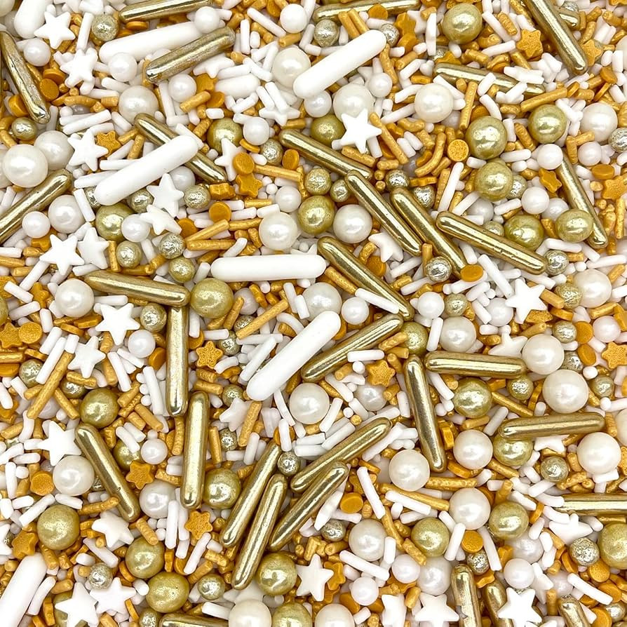 Manvscakes Sprinkles- Edible Cake and Cupcake Sprinkles with Assorted Shapes and Sizes for Partie... | Amazon (US)