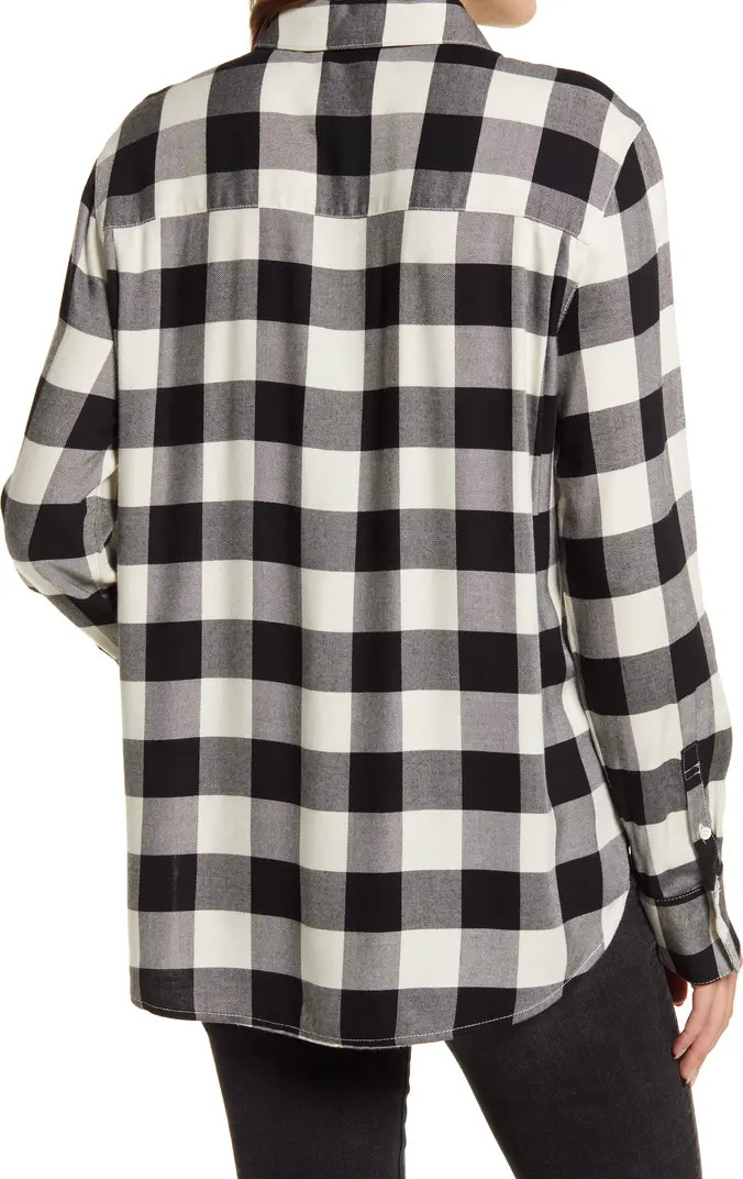 Treasure & Bond Plaid Boyfriend Shirt | Nordstrom | Nordstrom