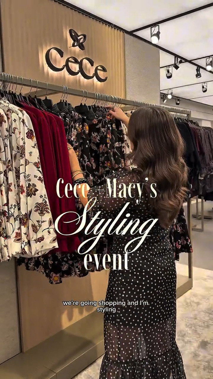 Last week I had the most incredible opportunity to work with @ceceofficial and host a styling event for editors, writers and influencers at the iconic @macys on 34th st. I was so excited to merge my two worlds of styling and content creation together for this project.

I spent the day creating content with the social team and then had one-on-one styling sessions with guests. I love working with brands who embody a multi-faceted woman and CeCe encapsulates that. Whether you’re looking for cozy basics, something for work or play, a fun trendy statement piece, I found everything styling their collections. 

Comment “CeCe” for links to all of my CeCe favorites directly in your inbox.
