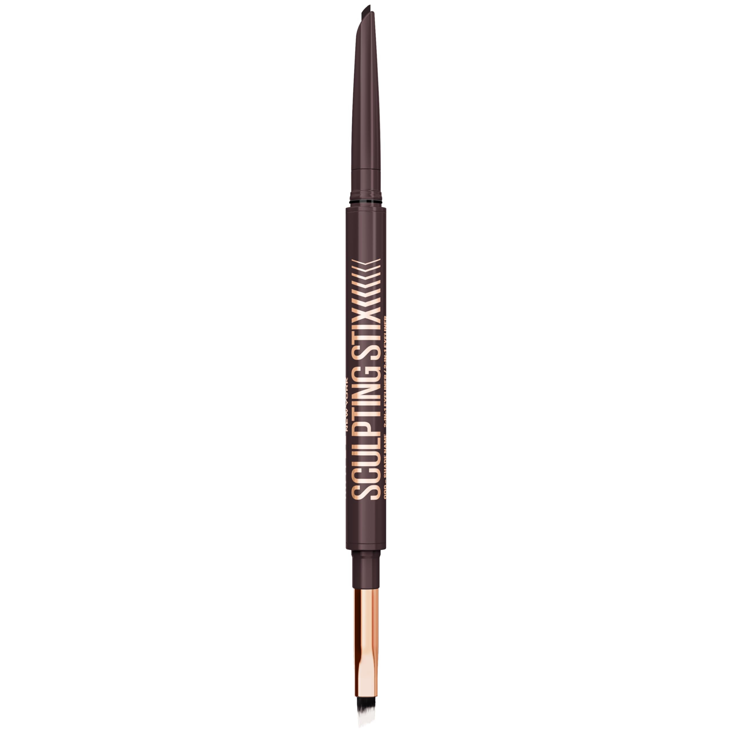 MAYBELLINE Sculpting Stix 2-in-1 Eyeliner, Dual Ended Brown Eye Liner With Up to 24HR Wear, Smudg... | Amazon (US)
