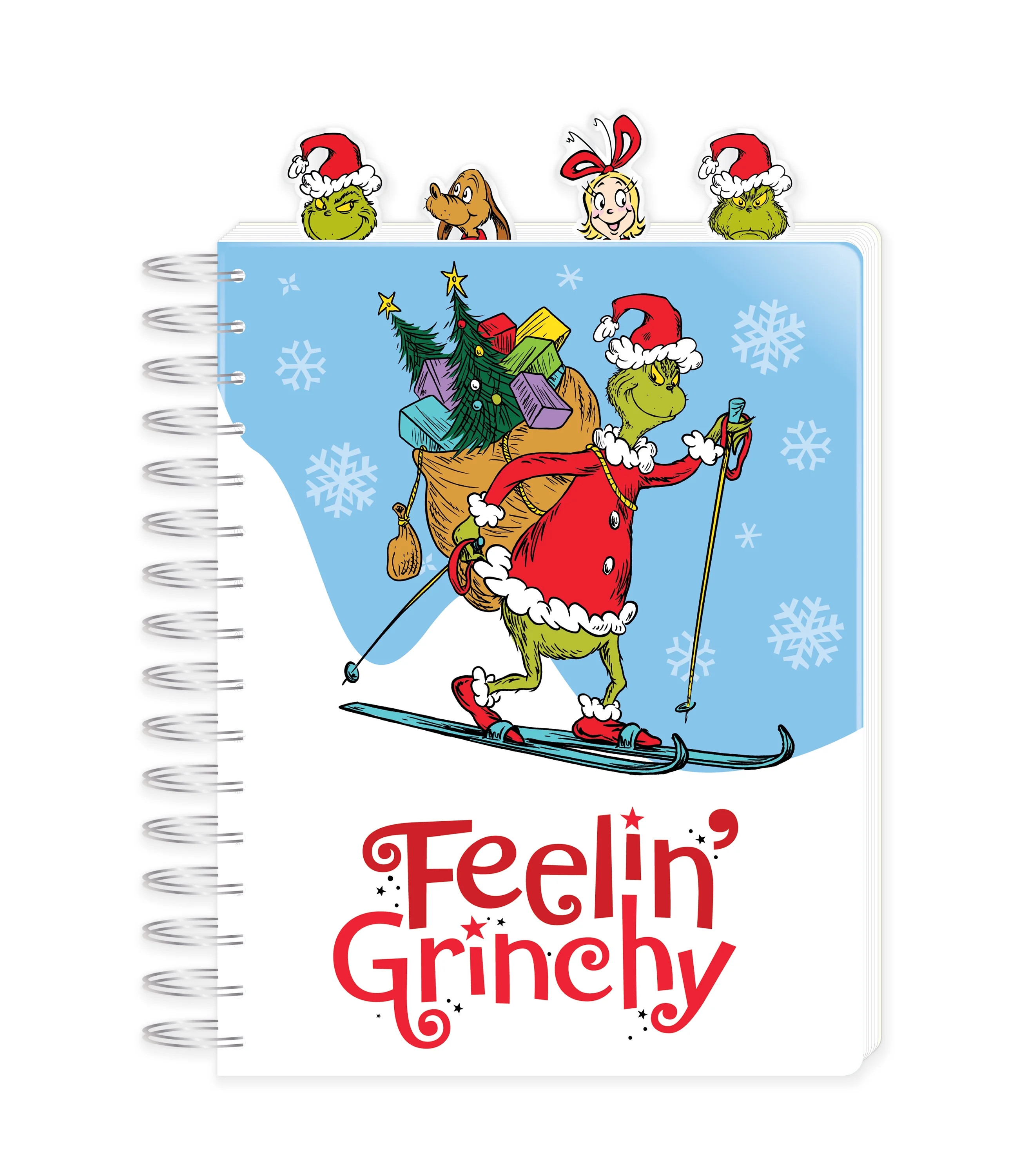 Dr. Seuss' Grinch PVC Christmas Journal with Tabs, Includes Plastic Cover, for Ages 6 and Up | Walmart (US)