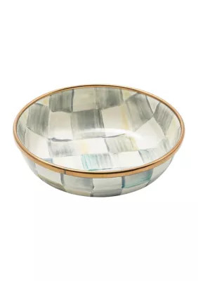 MacKenzie-Childs Sterling Check Enamel Relish Dish | Belk