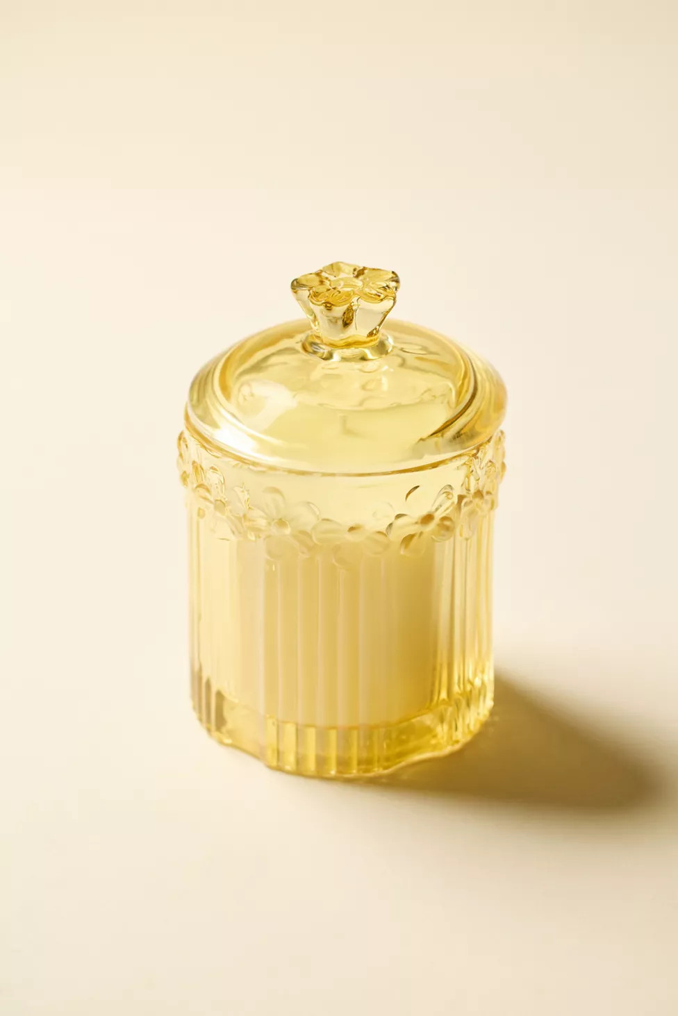 Glass Flower Jar 7 oz Scented Candle | Urban Outfitters (US and RoW)