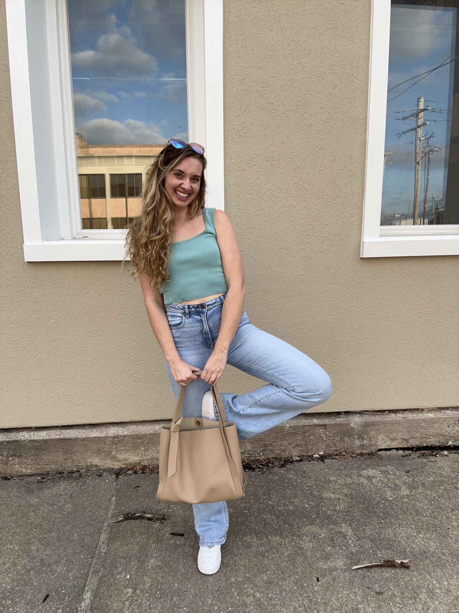 Y’all….THESE JEANS THO😍🥰 They are absolutely the most comfiest, and stretchiest jeans I have ever owned! Thank you Altar’d State for my jeans🤩  

#LTKstyletip #LTKworkwear #LTKSpringSale