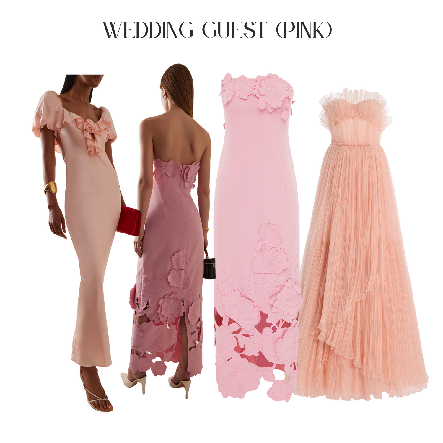 Wedding guest or Mother of the Bride gowns.  If you are looking for pink for a spring or summer wedding these could be perfect for you.  

 #LTKSeasonal #LTKParties #LTKWedding