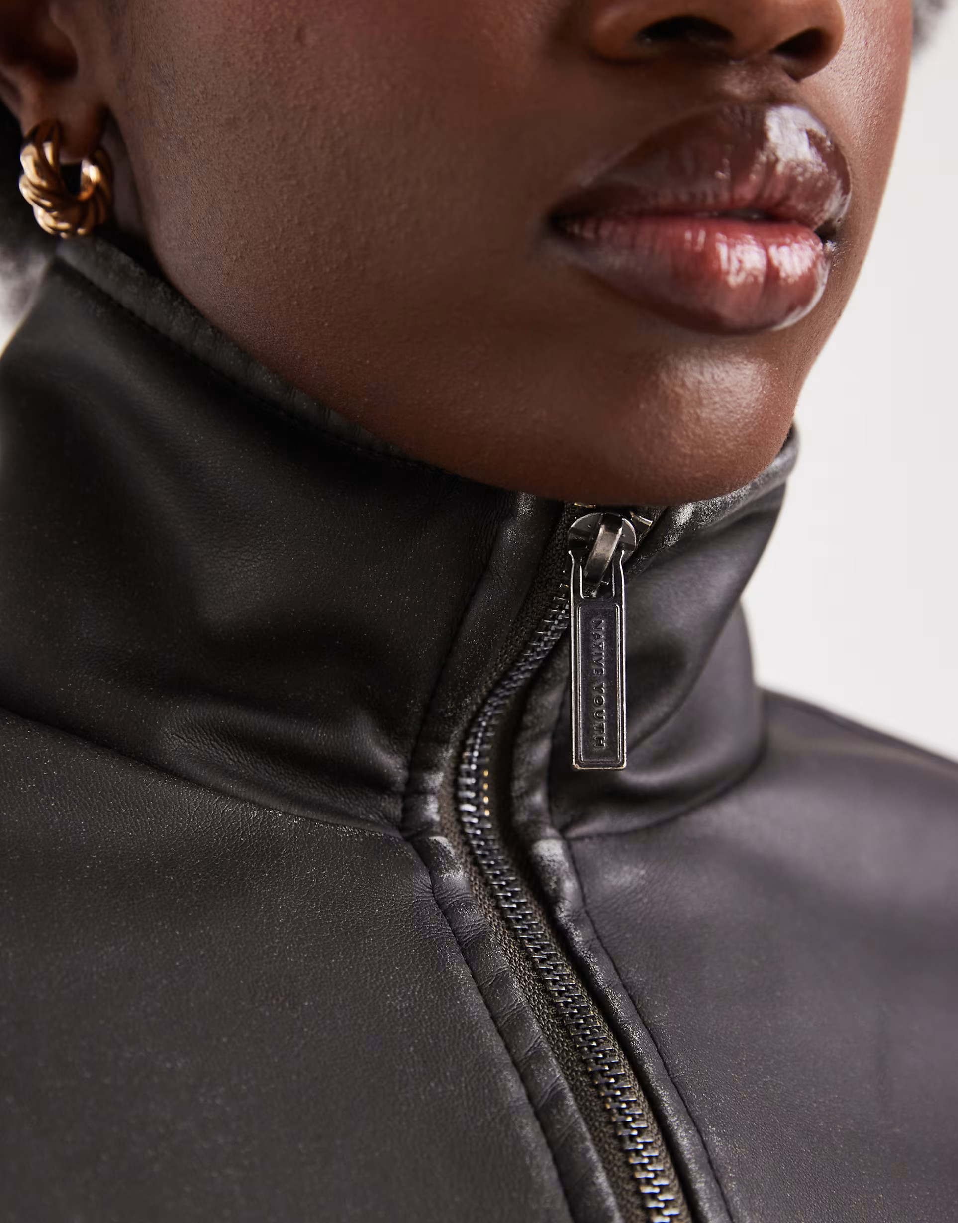 Native Youth cropped pocket detail bomber jacket in chocolate brown | ASOS | ASOS (Global)
