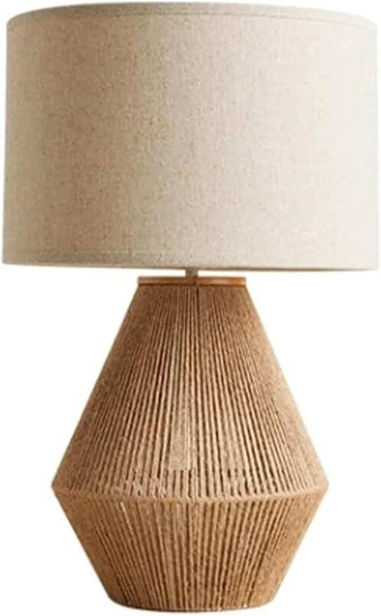 Table Lamps Multifunction Desk lamp Woven Hemp Rope Lamp - Living Room Bedroom Bedside Cabinet De... | Amazon (US)