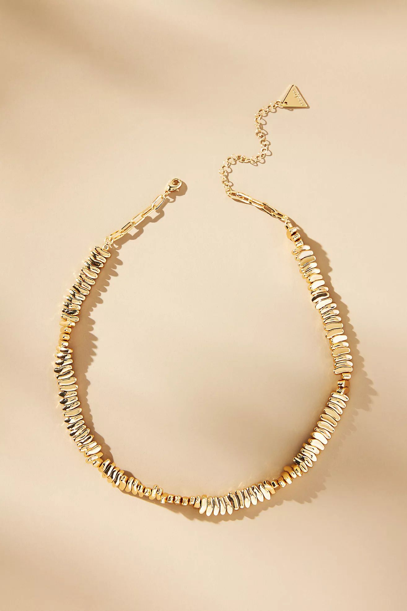 Delicate Flat Beaded Necklace | Anthropologie (US)