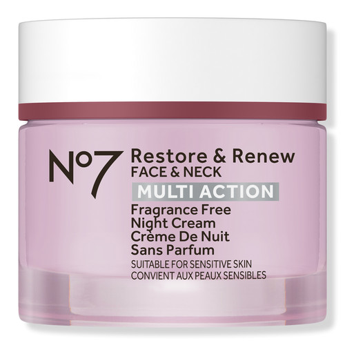 Restore & Renew Face & Neck Multi Action Fragrance Free Night Cream | Ulta