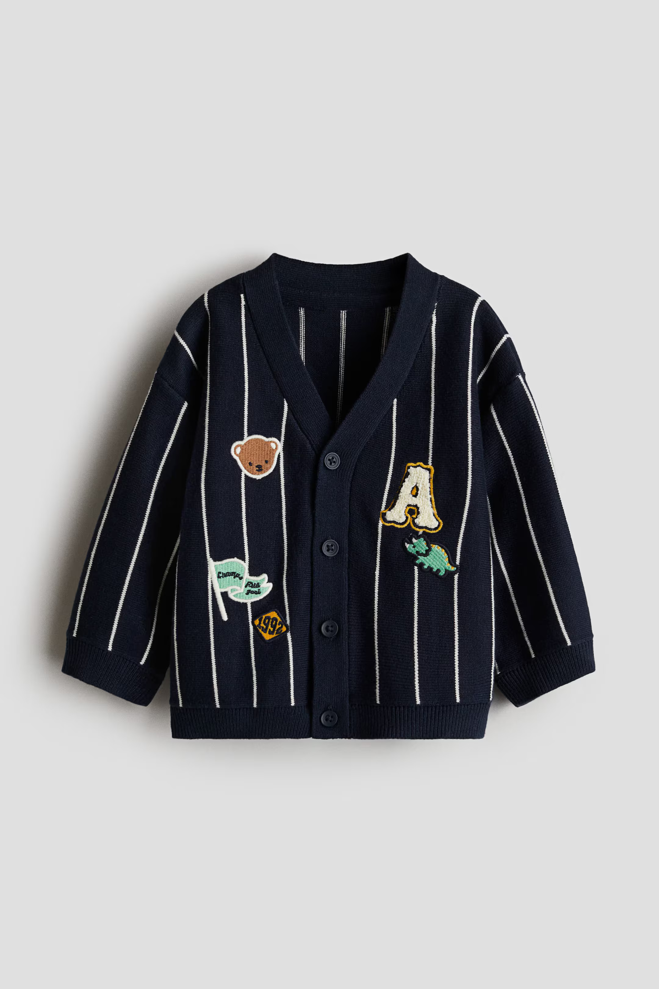 Appliquéd Cotton Cardigan | H&M (US + CA)