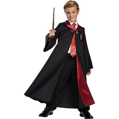 Kids' Deluxe Harry Potter Gryffindor Robe Costume - Size 4-6 - Black | Target